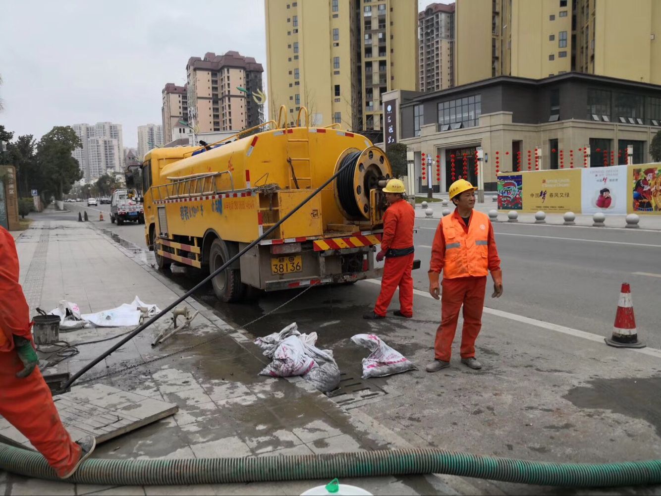 枞阳排污管道清淤-管道清洗