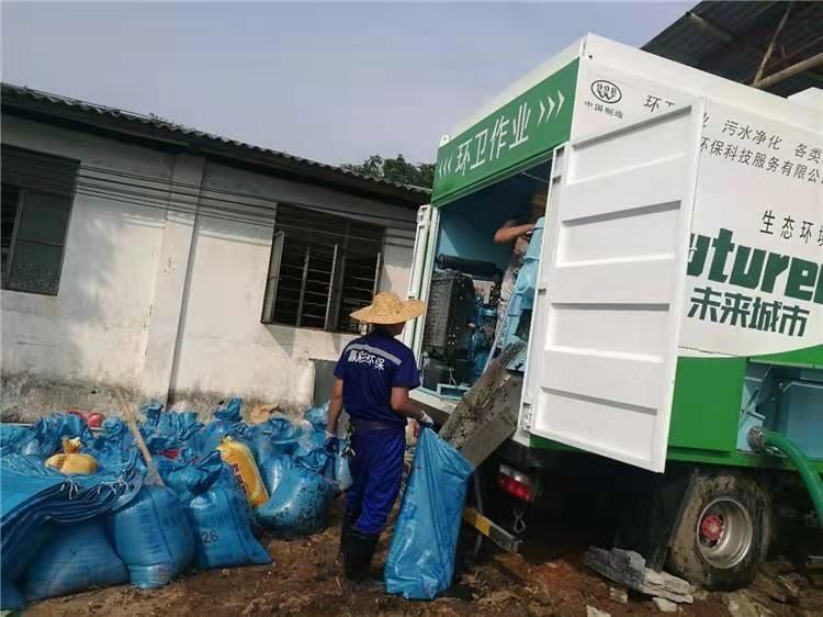 枞阳工业污泥压干处理